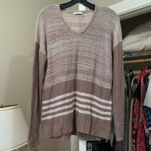 White & Warren Cotton Sweater Size S-M